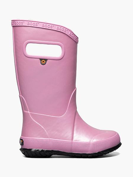 BOGS Boots Deutschland - Rainboot Metallic Plush Isolierte Regenstiefel Kinder Rosa DE15903